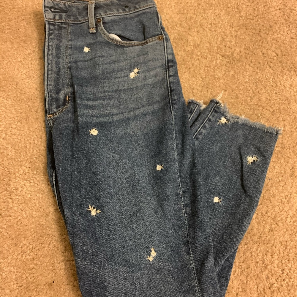 Abercrombie Embroidered Jeans